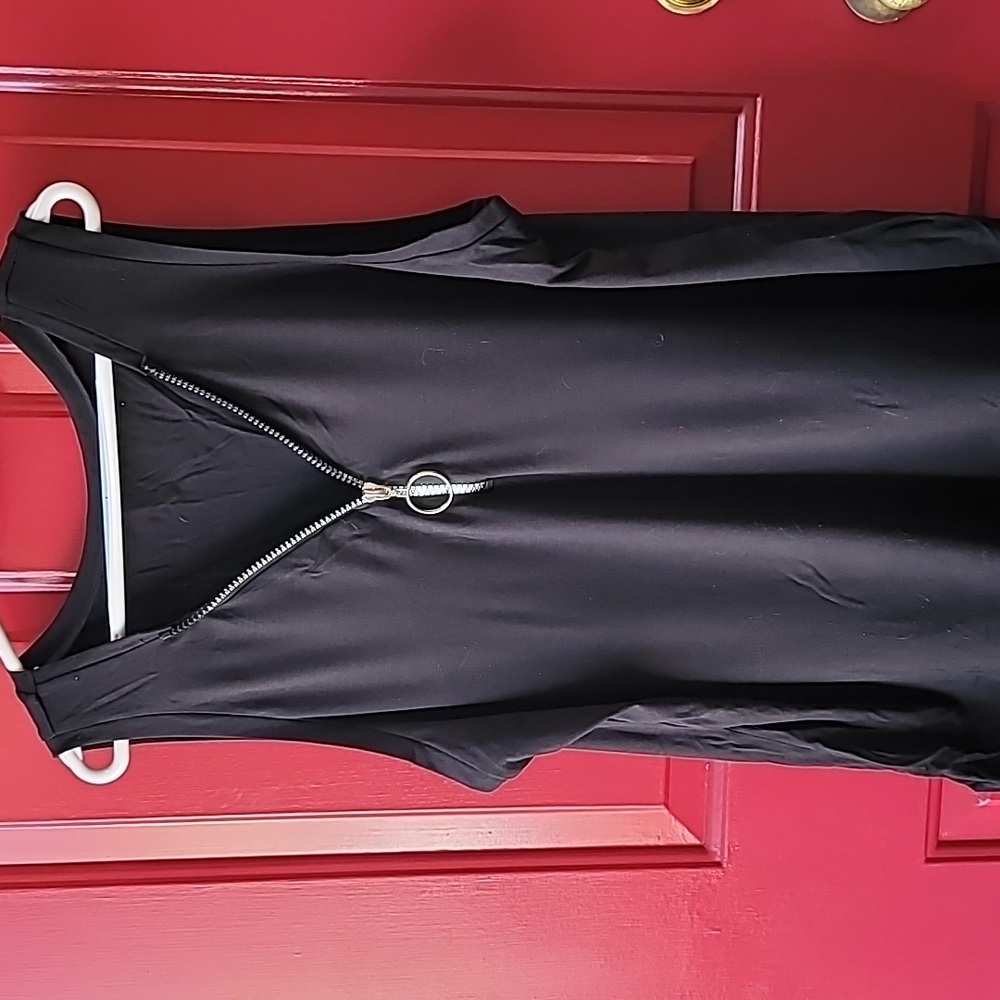Casual V-Neck Zipper Cami